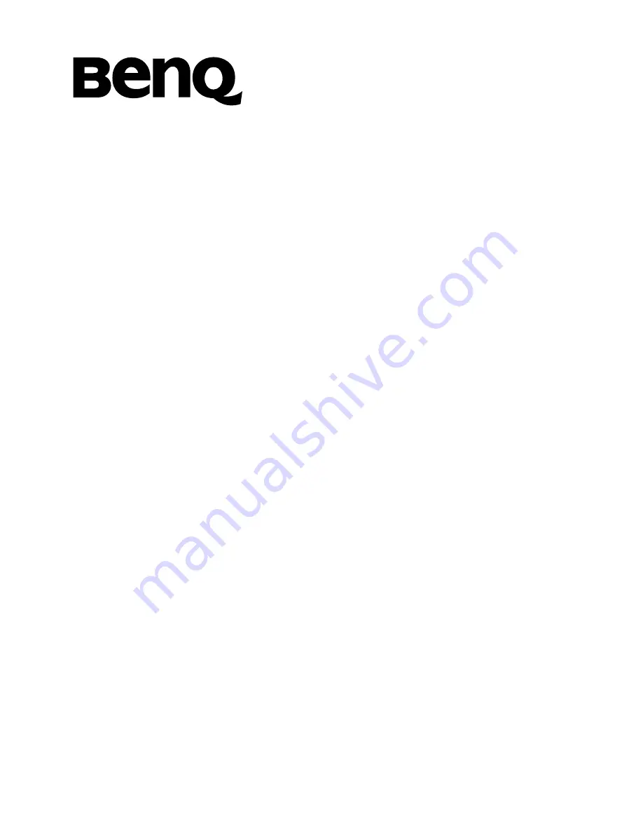 BenQ S670C User Manual Download Page 1