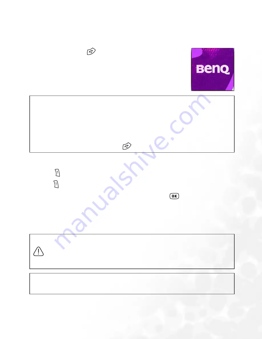 BenQ S670C User Manual Download Page 21