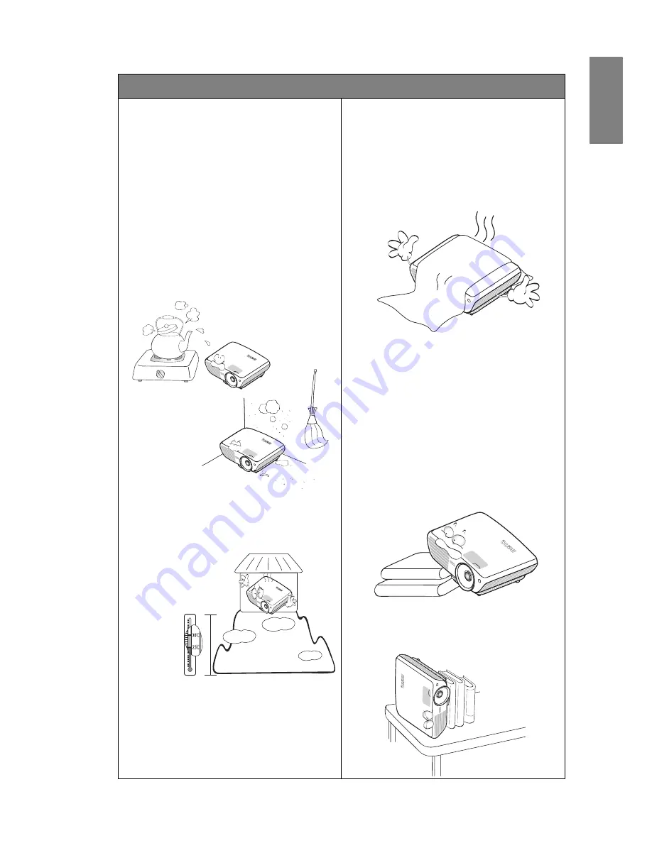 BenQ W703D (German) Benutzerhandbuch Download Page 5