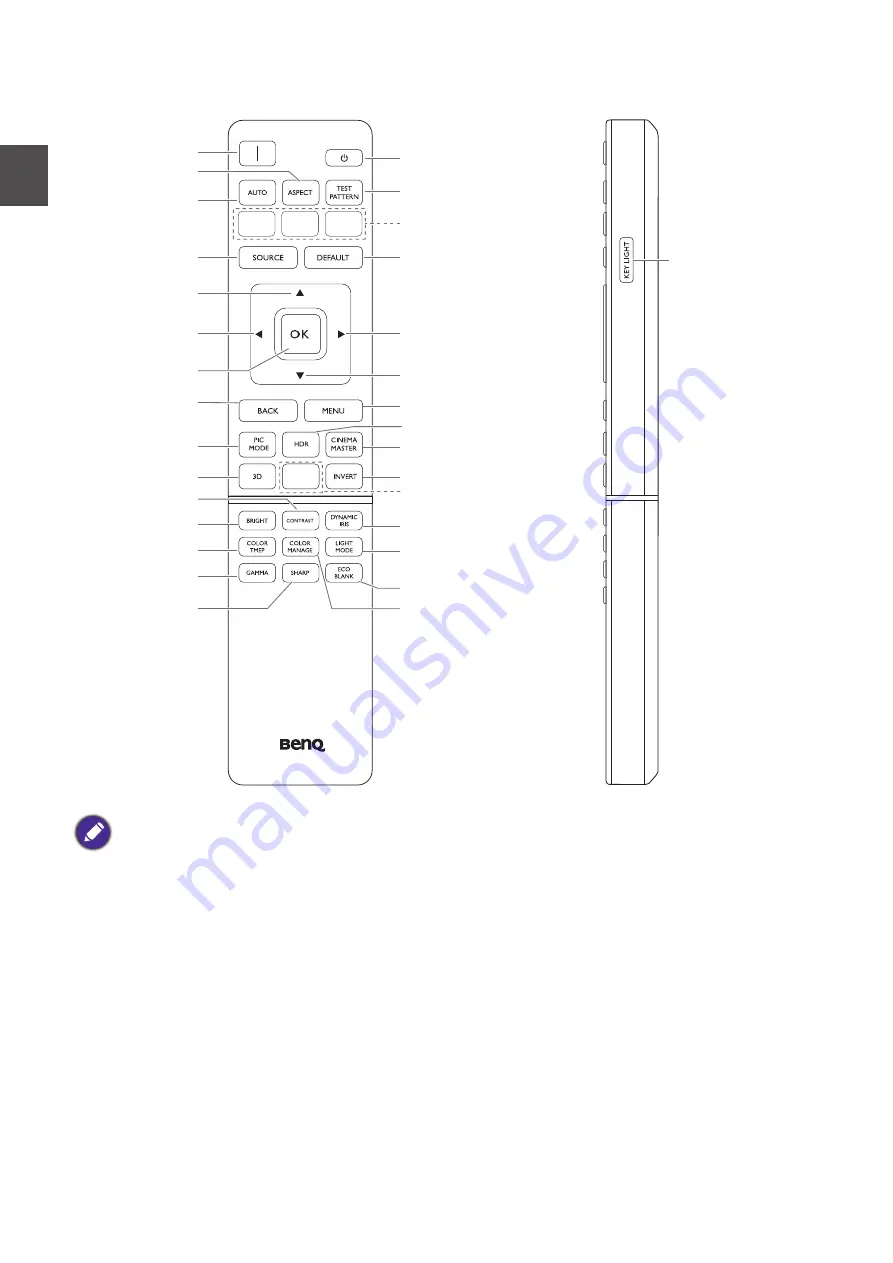 BenQ WI 1000H8060 Installation Manual Download Page 21