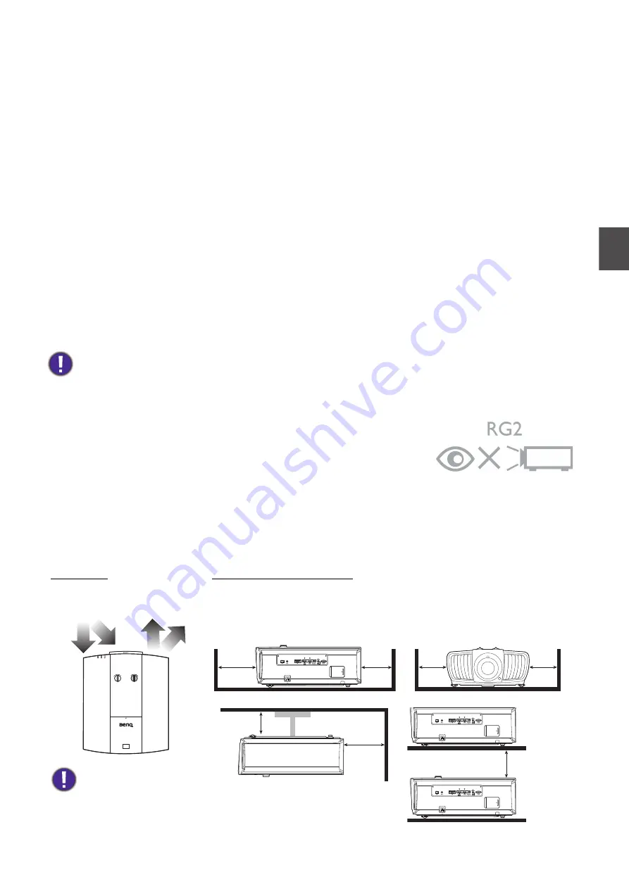 BenQ WI 1000H8060 Installation Manual Download Page 60