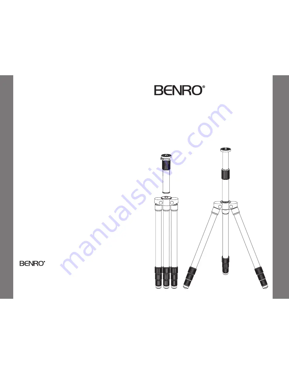 BENRO Travel Flat Series Operating Instructions Download Page 1