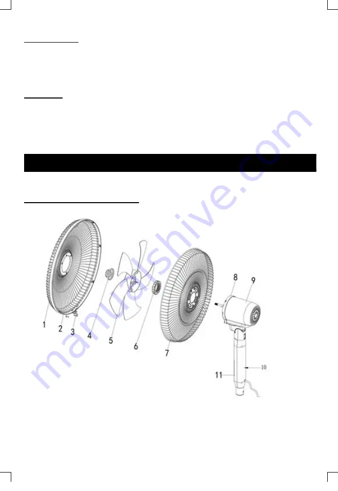 BENRUBI Fan 3 in 1 IZ9007 Instruction Manual Download Page 7