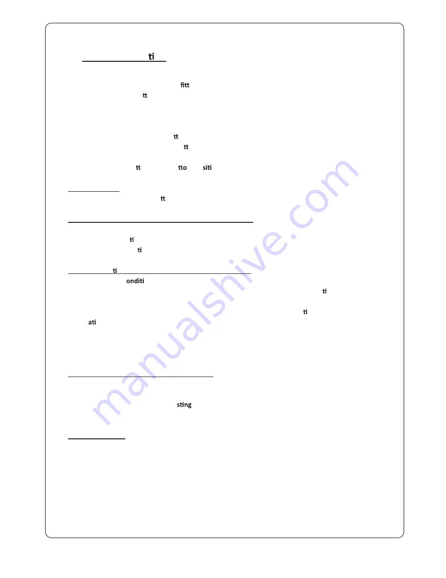 BENSON BENDX ACHW 34 Operation Manual Download Page 28