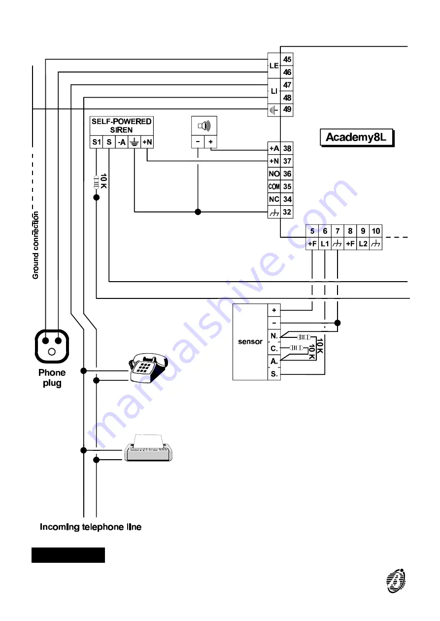 Bentel Security Academy8L Manual Download Page 10