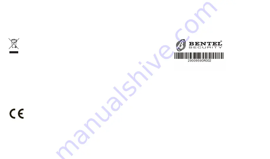 Bentel Security ASD30 Installation And Operating Instructions Manual Download Page 32