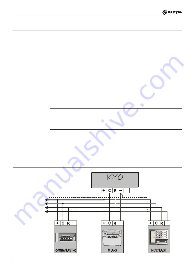 Bentel KYO 32 M Installation Manual Download Page 24