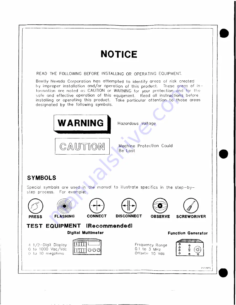 Bently Nevada 3300/10 Manual Download Page 3