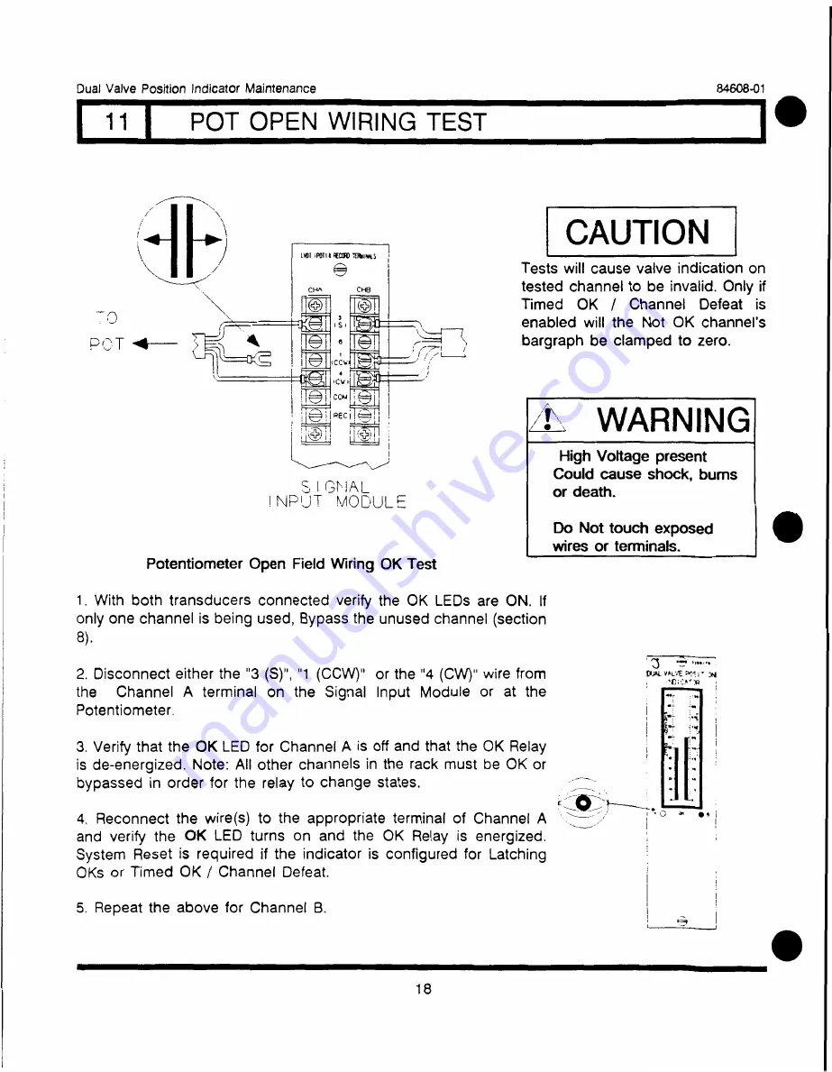 Bently Nevada 3300/70 Operation Manual Download Page 45