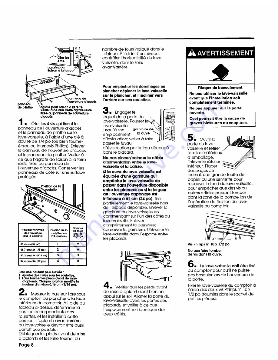 Benton Harbor Direct wire Models Installation Instructions Manual Download Page 20