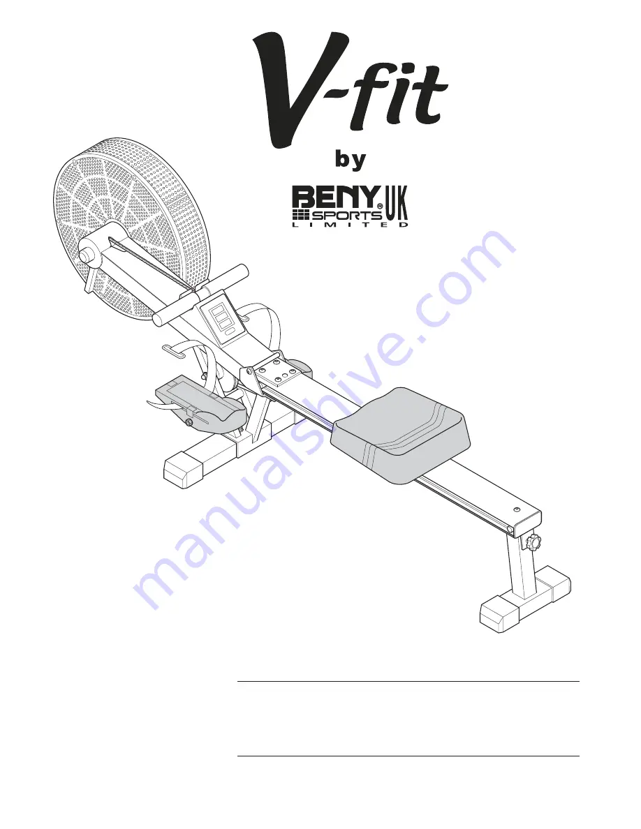 Beny Sports V-fit AR1 Assembly & User Manual Download Page 1