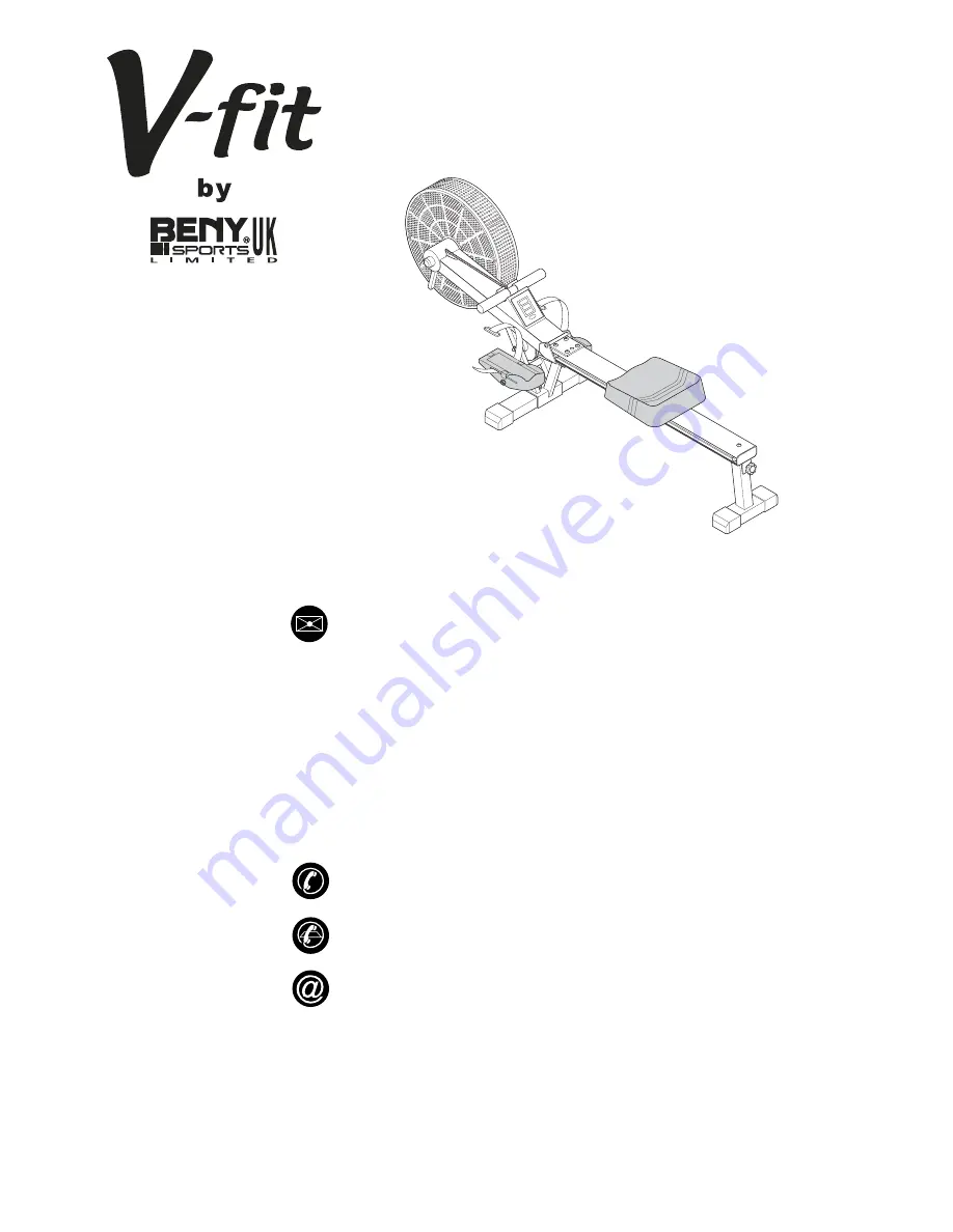 Beny Sports V-fit AR1 Assembly & User Manual Download Page 23