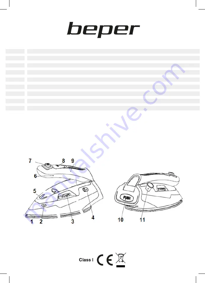 Beper P204FER200 Use Instructions Download Page 1