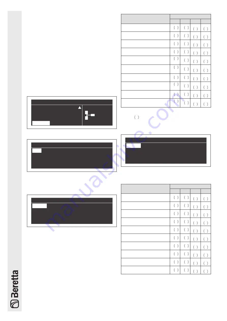 Beretta 20141085 Installation Manual Download Page 72