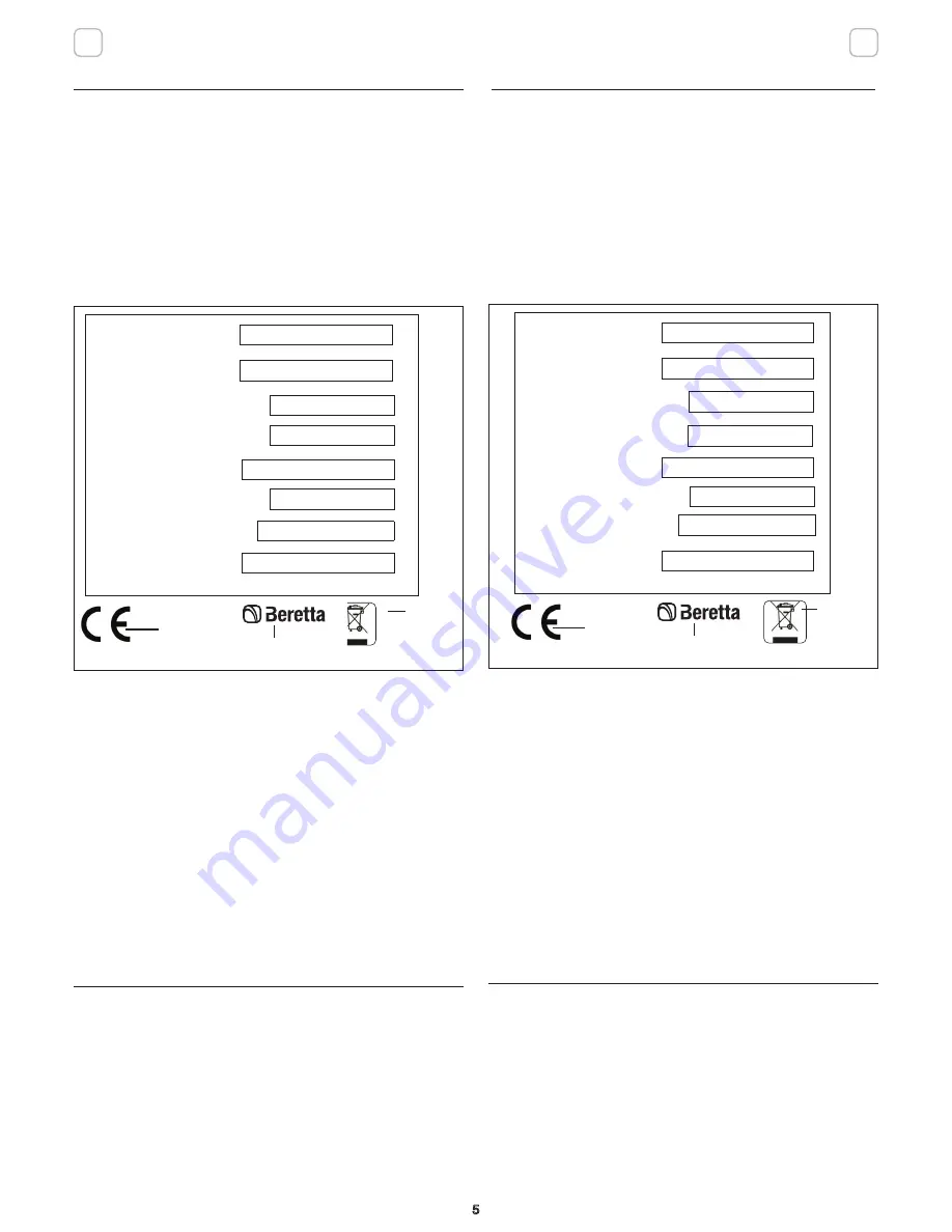 Beretta HP 260 Installation Manual Download Page 5