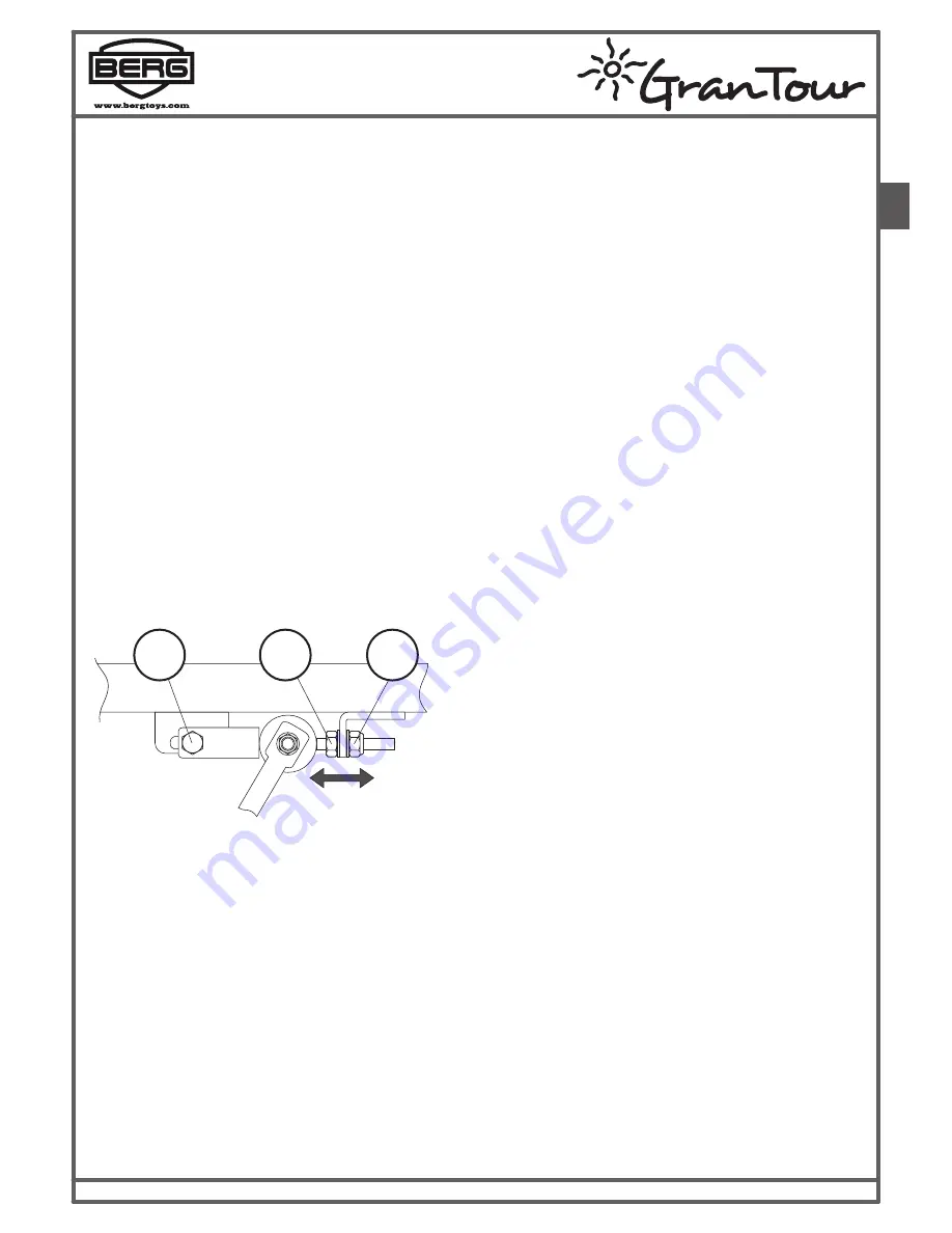 BERG GRAN TOUR User Manual Download Page 13