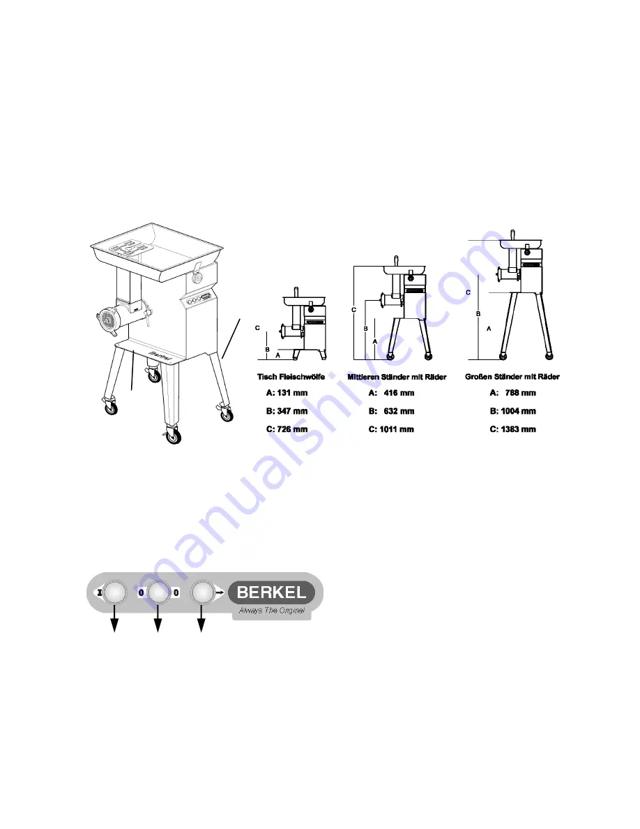 Berkel BM +32F Use And Maintenance Manual Download Page 44