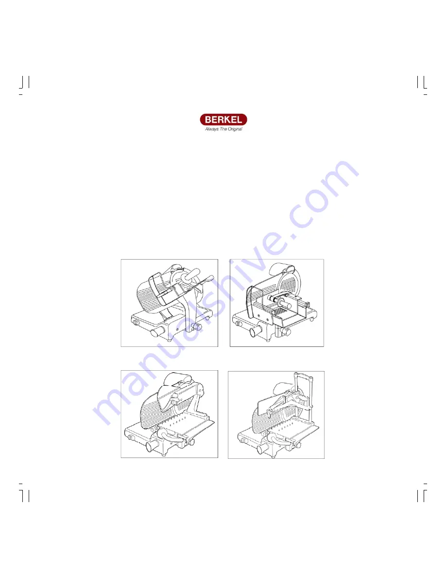 Berkel BSPG User Handbook Manual Download Page 1