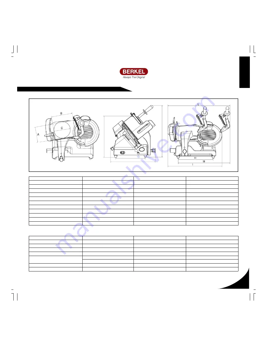 Berkel BSPG User Handbook Manual Download Page 9