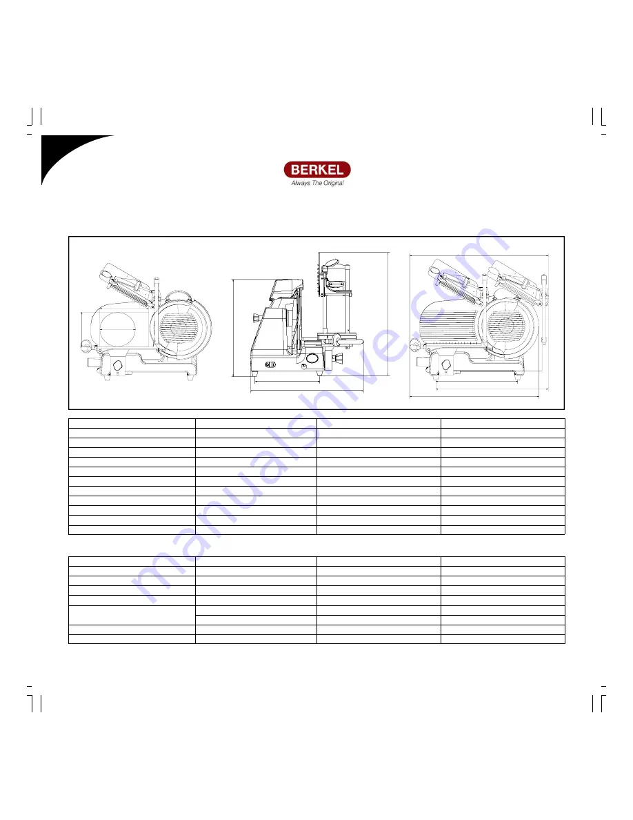 Berkel BSPG User Handbook Manual Download Page 12