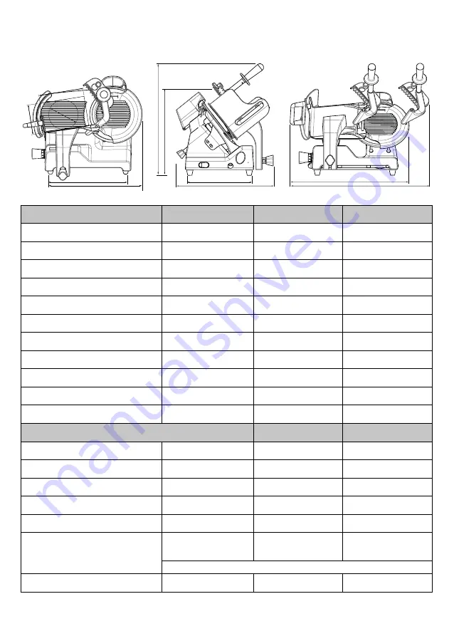 Berkel FTG 280-315-360 User Manual Download Page 14