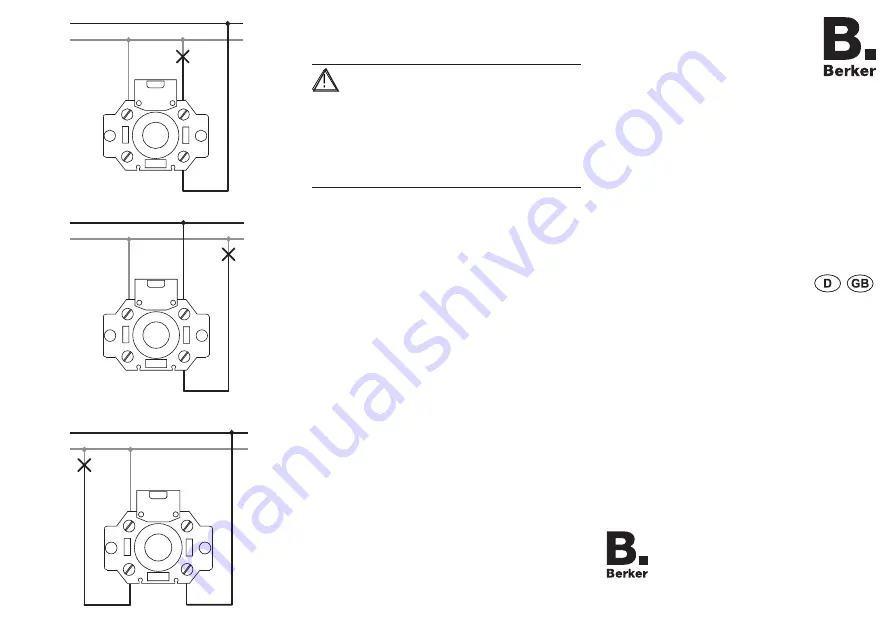 Berker 3146 Installation Instructions Download Page 1