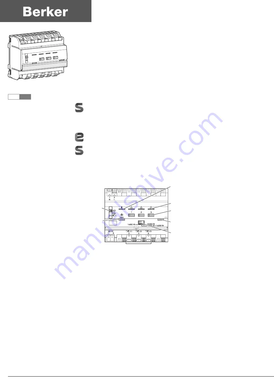 Berker 7531 31 07 Operating And Assembly Instructions Manual Download Page 1