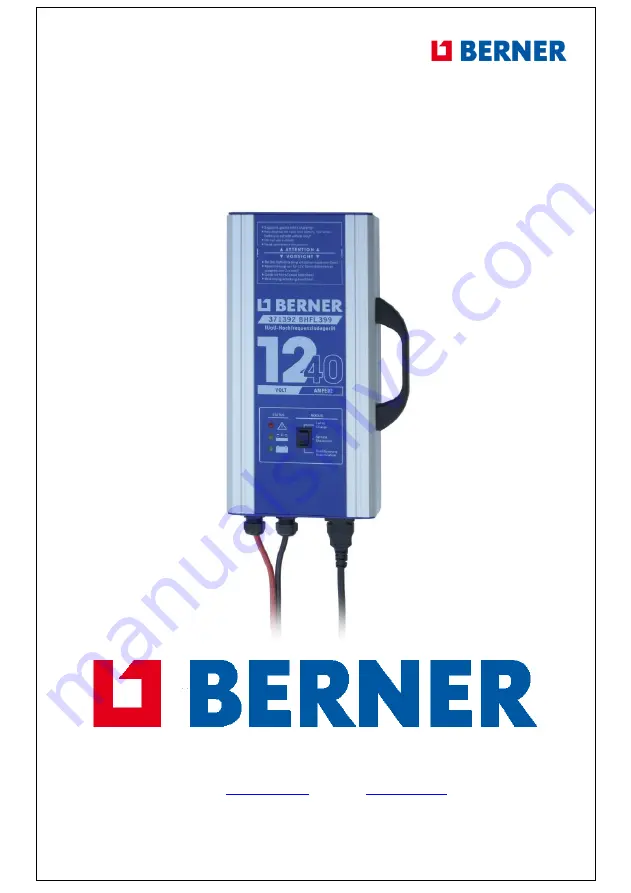 Berner 371392 Manual Download Page 21