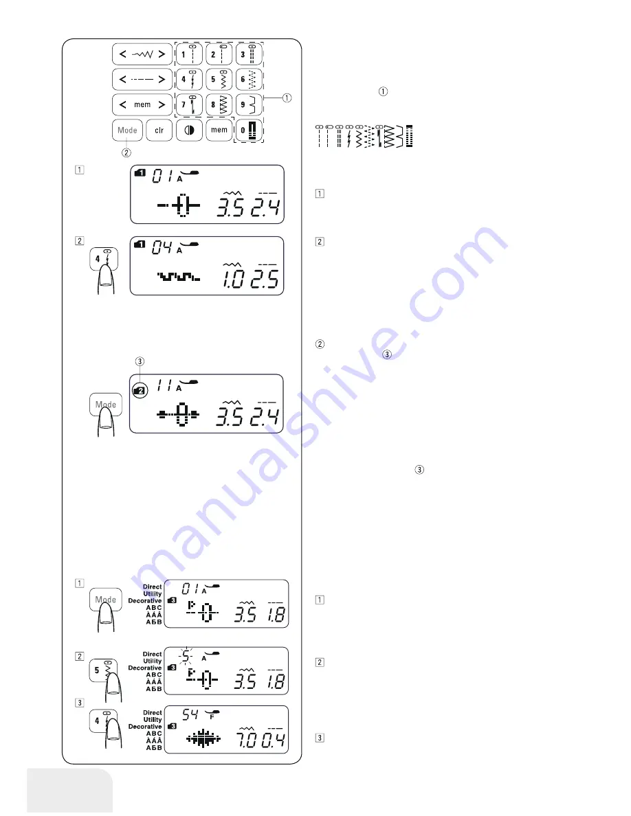 Bernette b38 Instruction Manual Download Page 24