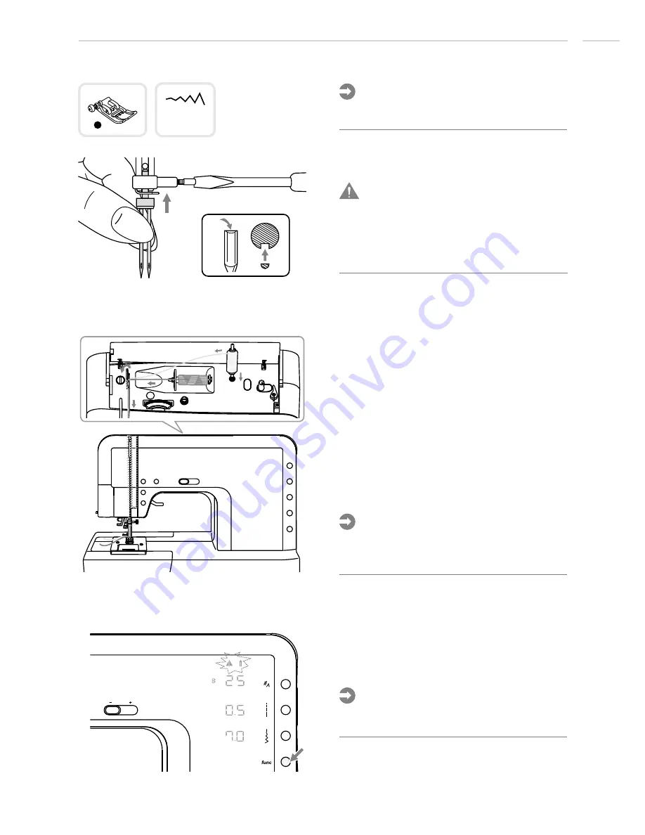 Bernette London 7 Instruction Manual Download Page 64