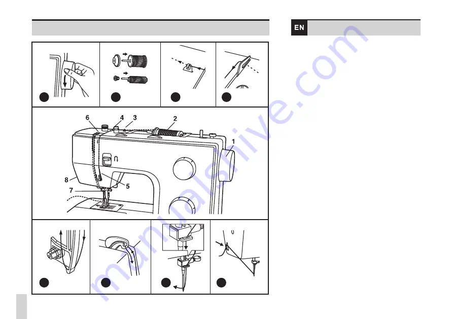 Bernette Sew&Go 1 Instruction Manual Download Page 20