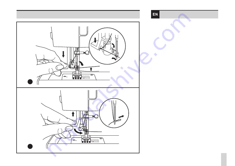 Bernette Sew&Go 1 Instruction Manual Download Page 21