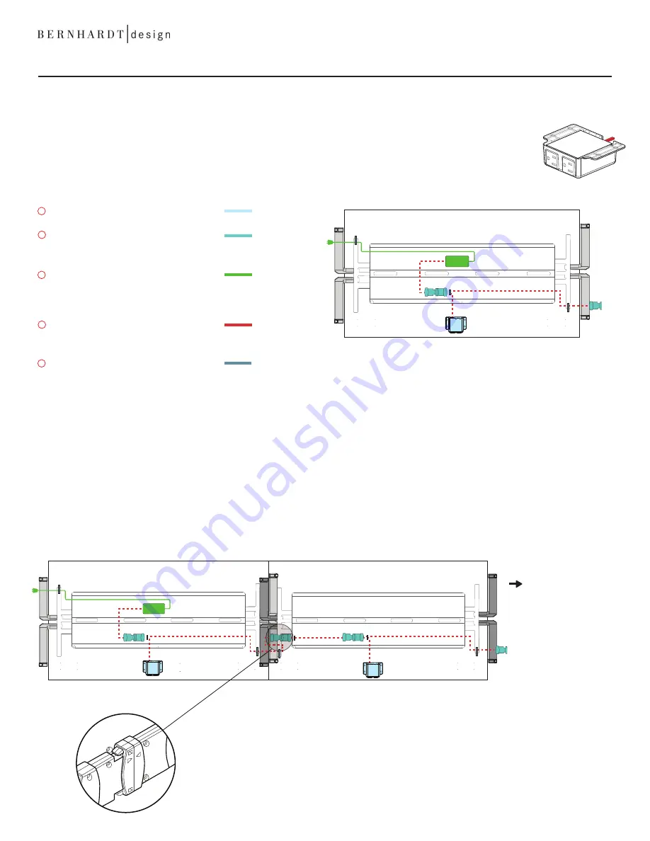 BERNHARDT design yuno Electrical Installation Instructions Download Page 7