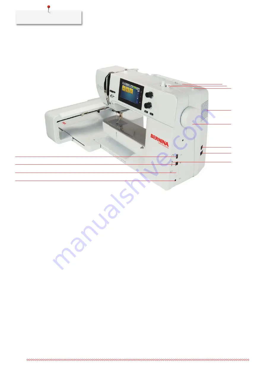 Bernina 500 E Manual Download Page 17