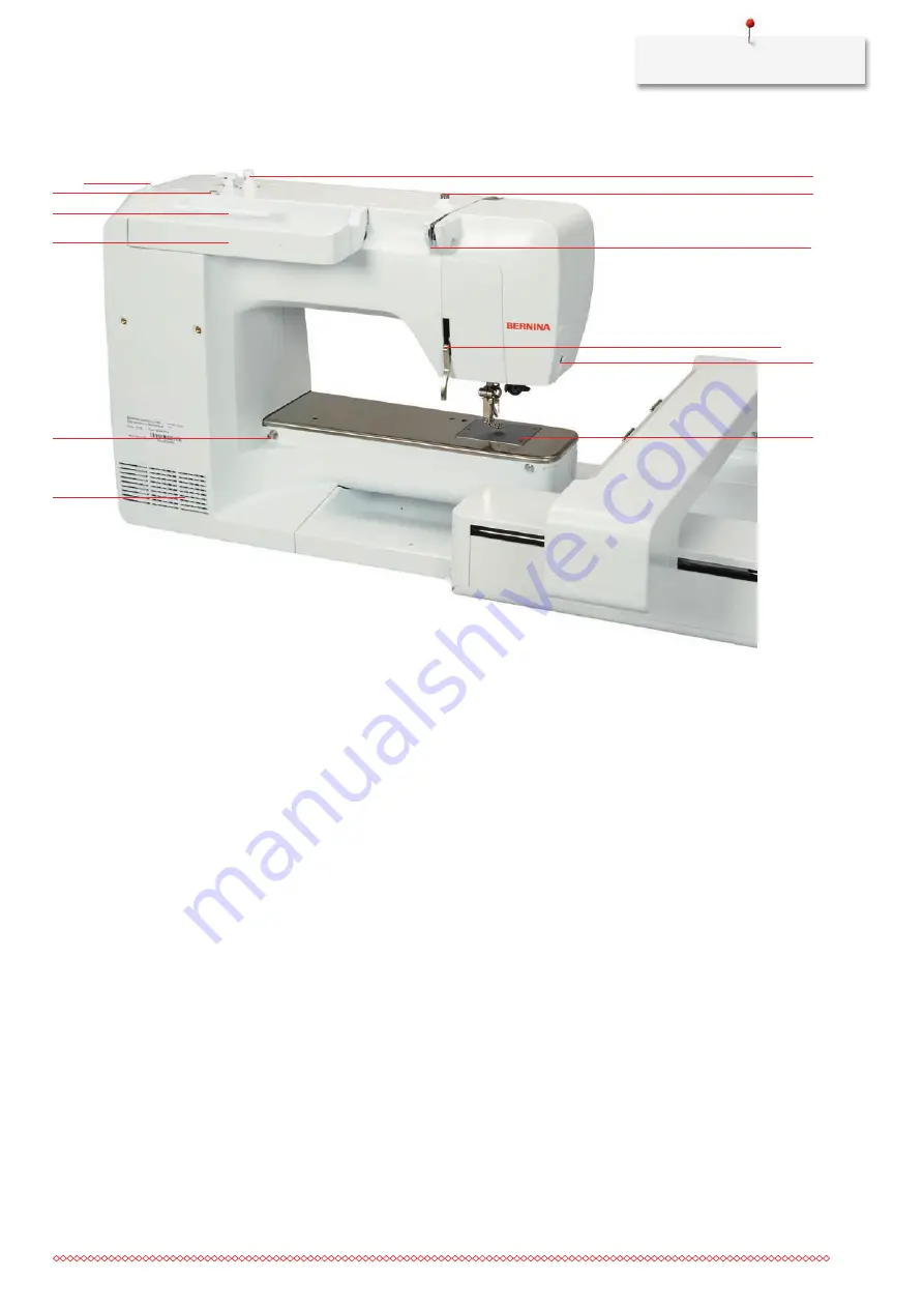 Bernina 500 E Manual Download Page 18