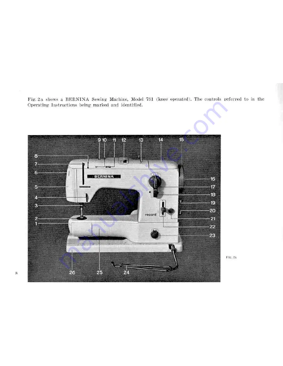 Bernina 730 record Instruction Book Download Page 10