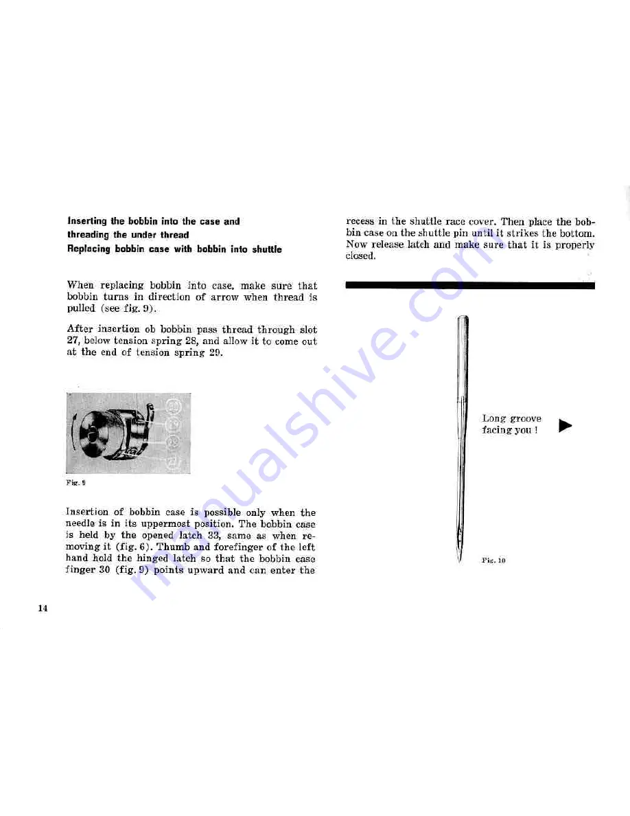 Bernina 730 record Instruction Book Download Page 16