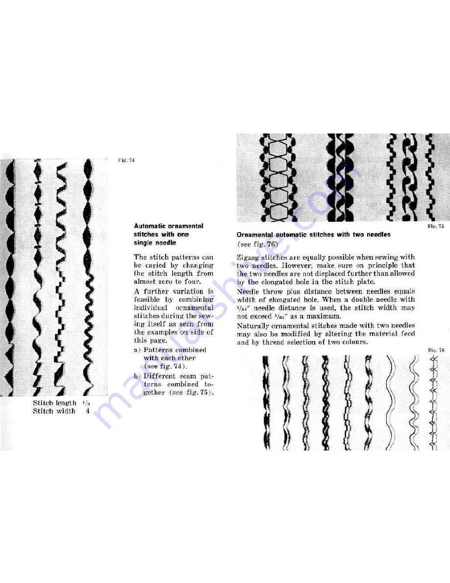 Bernina 730 record Instruction Book Download Page 57