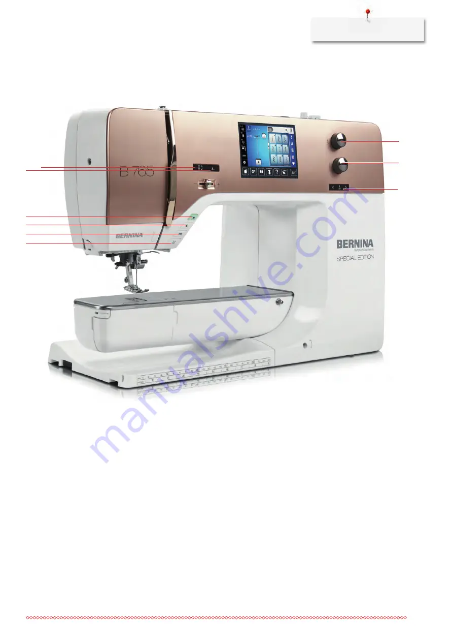 Bernina 765 SPECIAL EDITION Manual Download Page 19