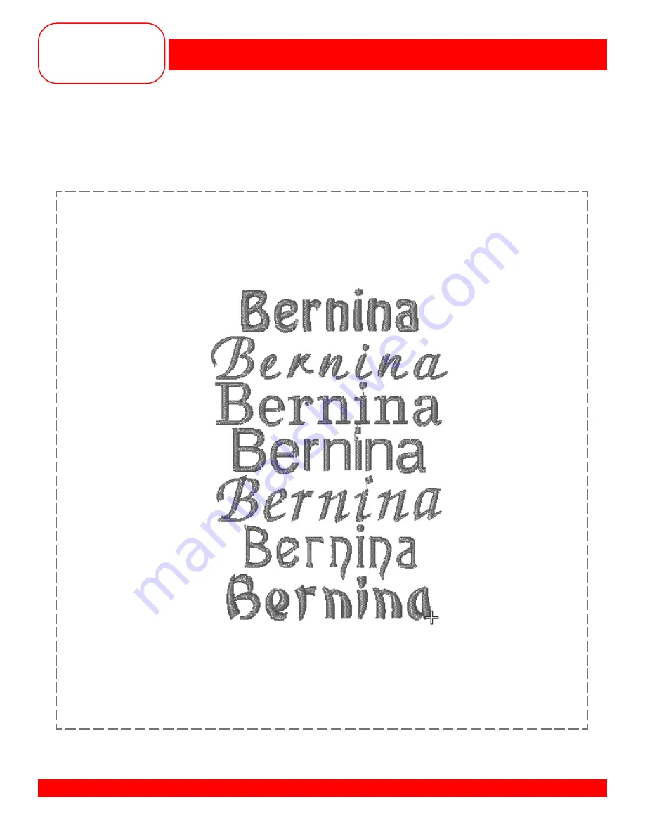 Bernina artisa Embroidery Owner'S Manual Download Page 33