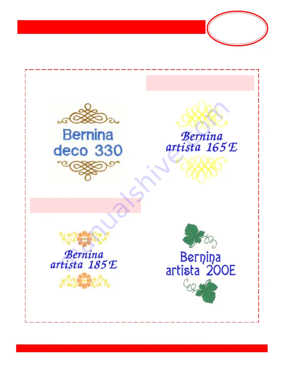 Bernina artista 165E Owner'S Manual Download Page 59