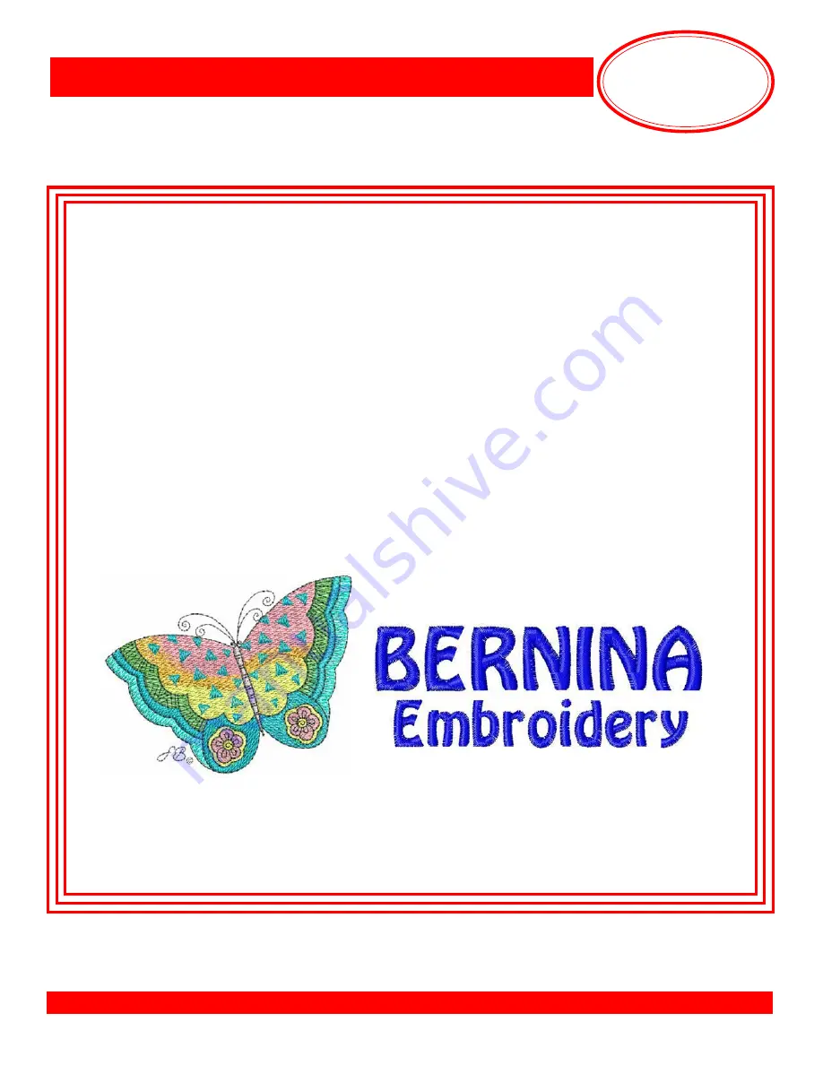 Bernina artista 200E Owner'S Manual Download Page 1