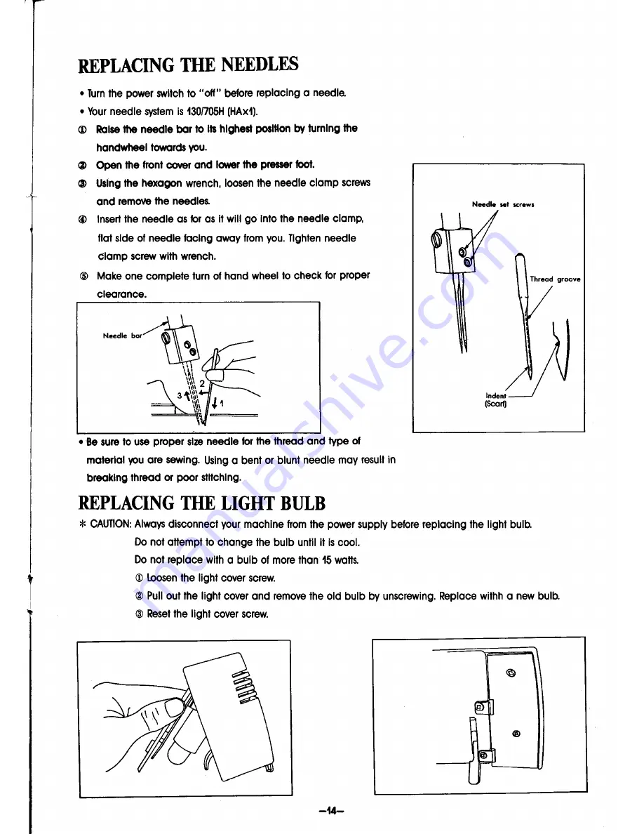 Bernina Bernette 43 Instruction Manual Download Page 17