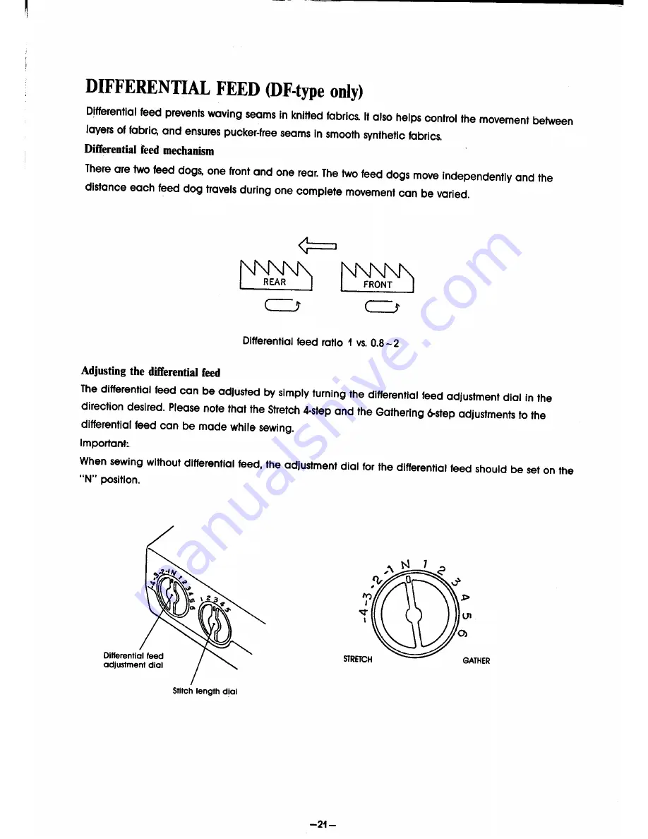 Bernina Bernette 43 Instruction Manual Download Page 24