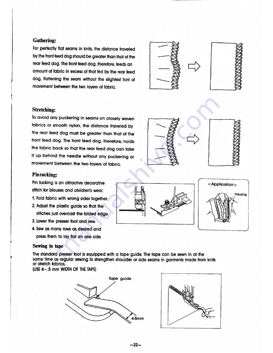 Bernina Bernette 43 Instruction Manual Download Page 25