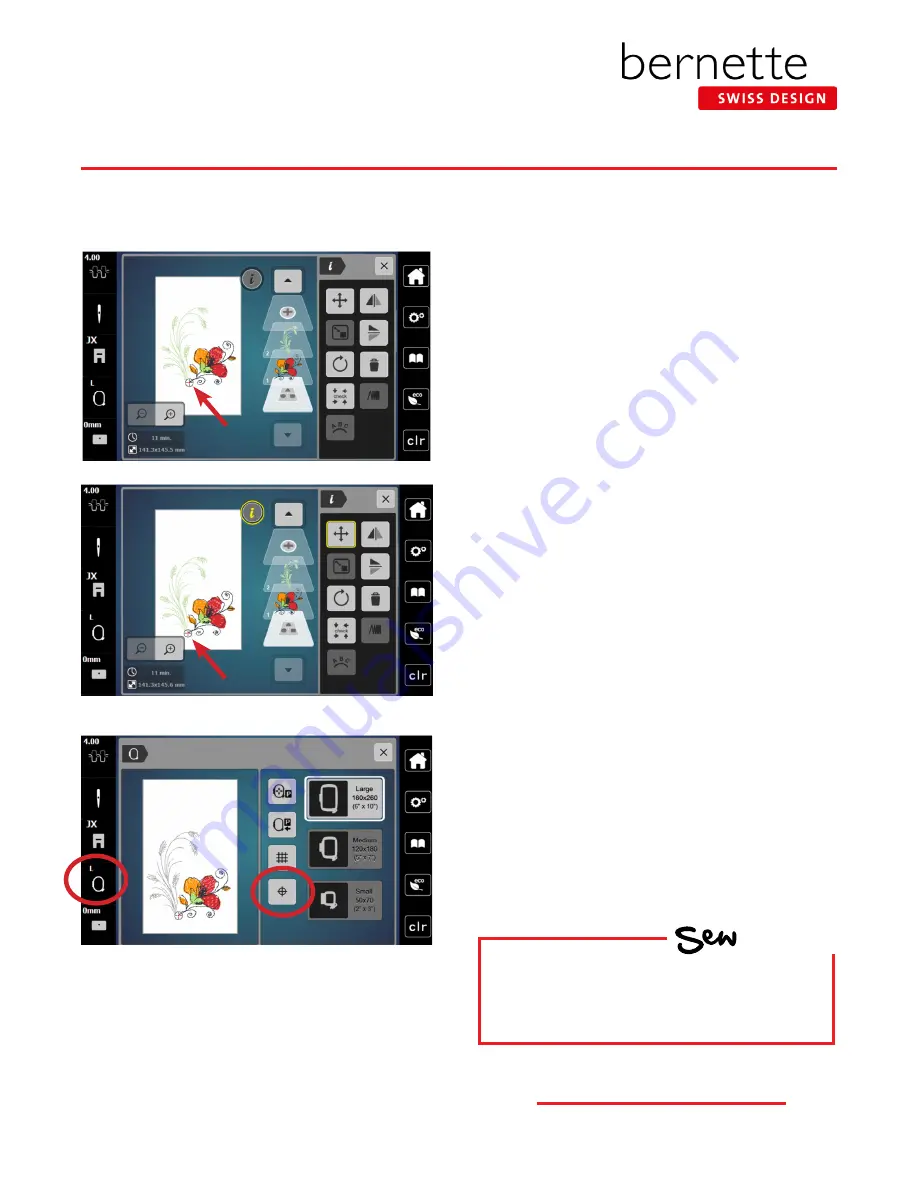 Bernina Bernette b70 Workbook Download Page 18