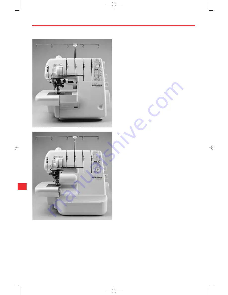 Bernina dcet 2500 Instruction Manual Download Page 60