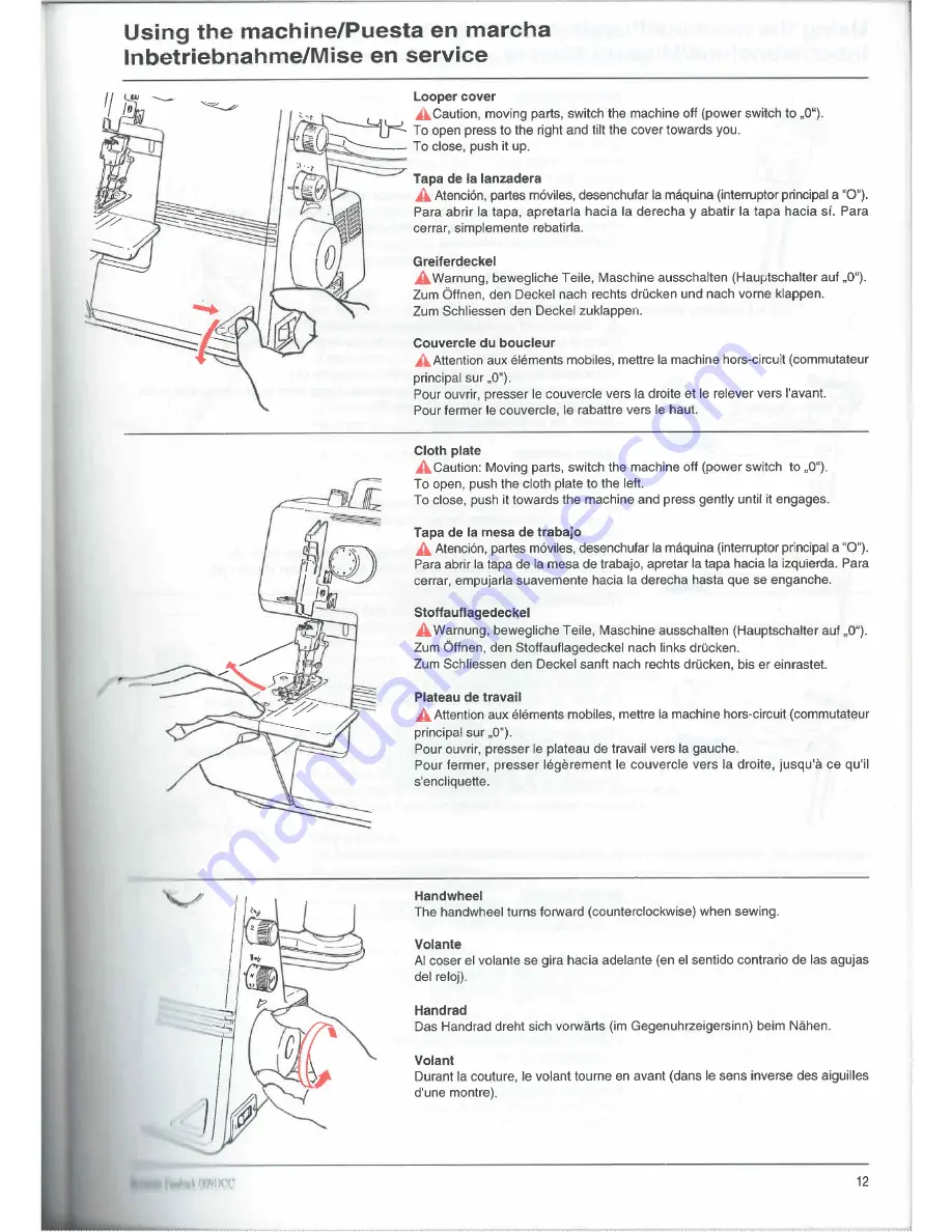 Bernina Funlock 009DCC Instruction Manual Download Page 13