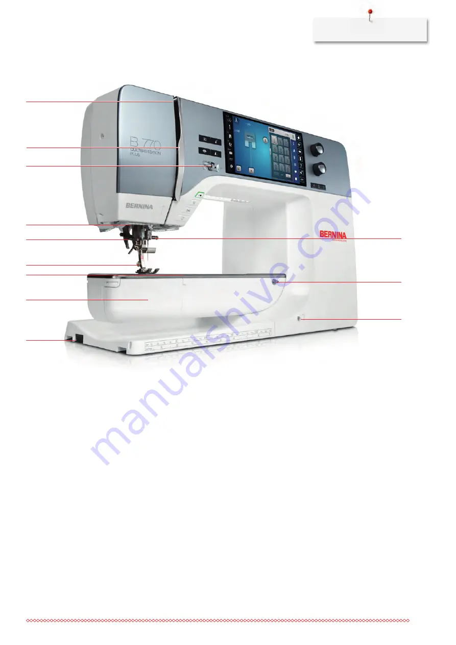 Bernina Kaffe 770 QE PLUS Скачать руководство пользователя страница 17