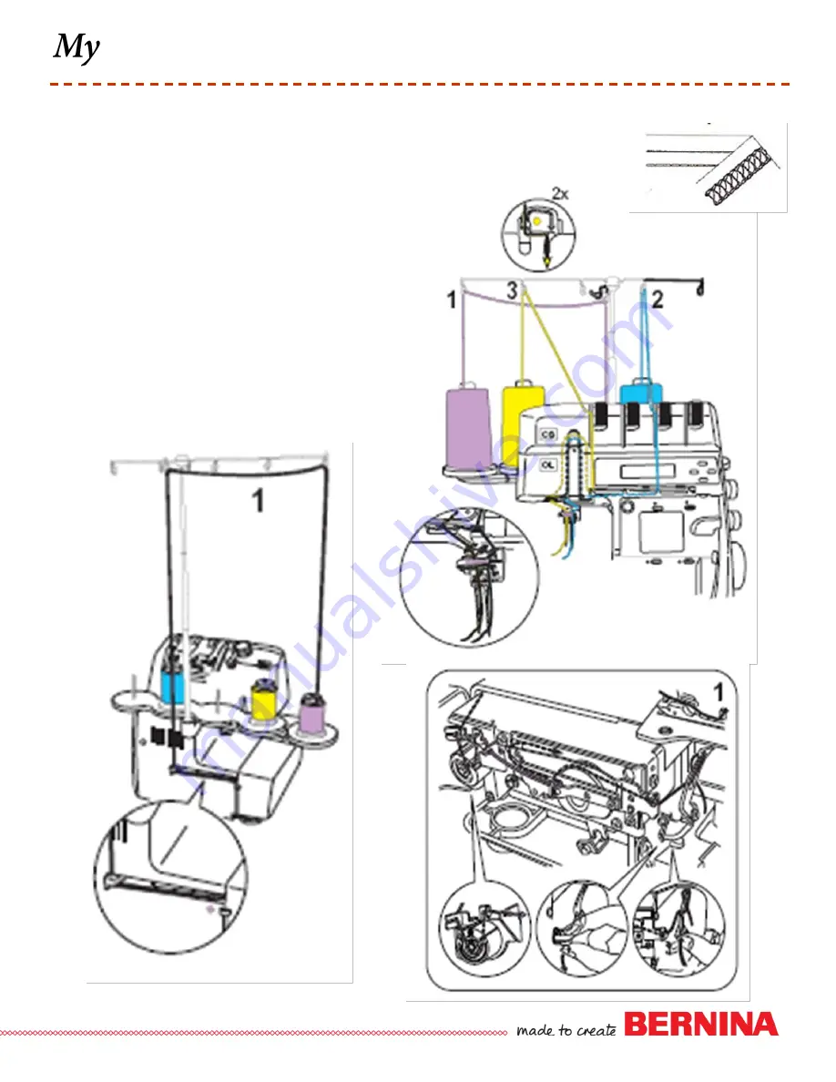 Bernina Overlocker Plus Workbook Download Page 25